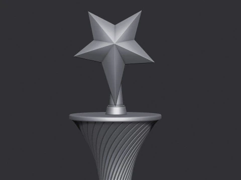 Star Award 3D Print Model