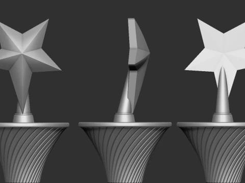 Star Award 3D Print Model