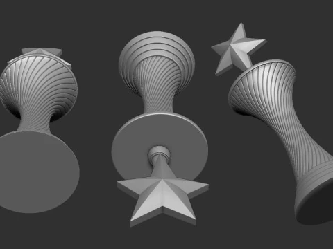 Star Award 3D Print Model