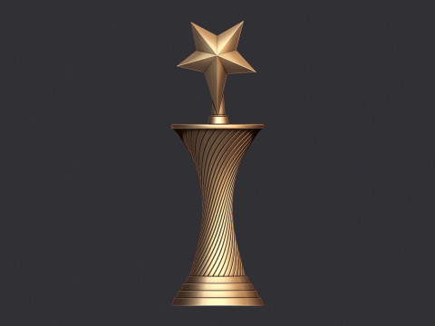Star Award 3Dプリントモデル