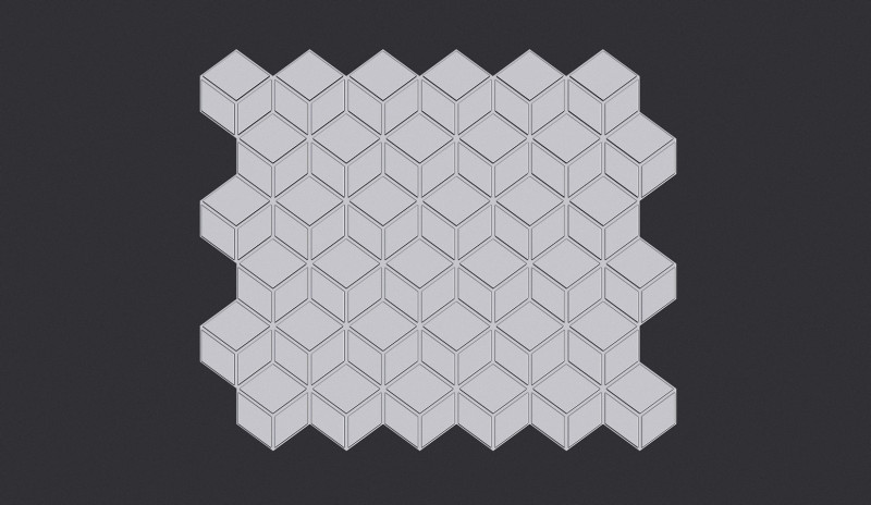 Seamless Cubic Pattern 3D 打印模型 .c4d .max .obj .3ds .fbx .stl .blend 