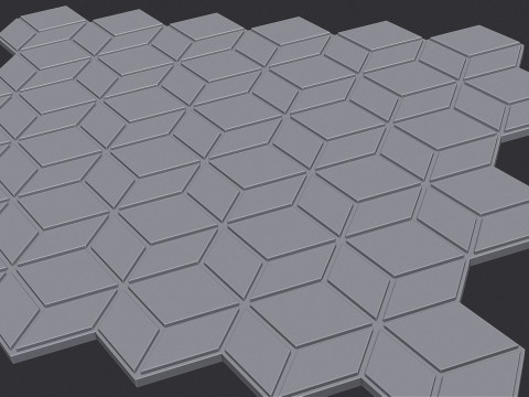 Seamless Cubic Pattern 3D 打印模型