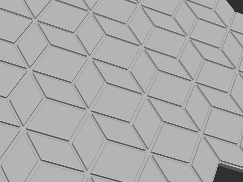 Seamless Cubic Pattern 3D 打印模型