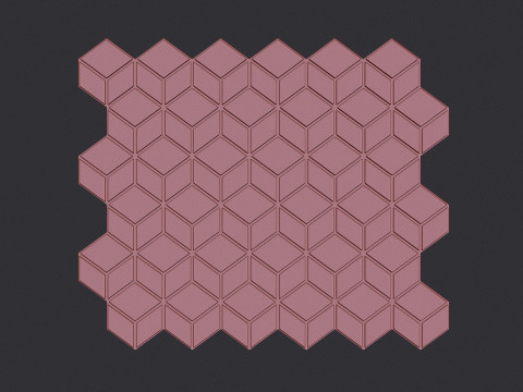 Seamless Cubic Pattern 3D 打印模型