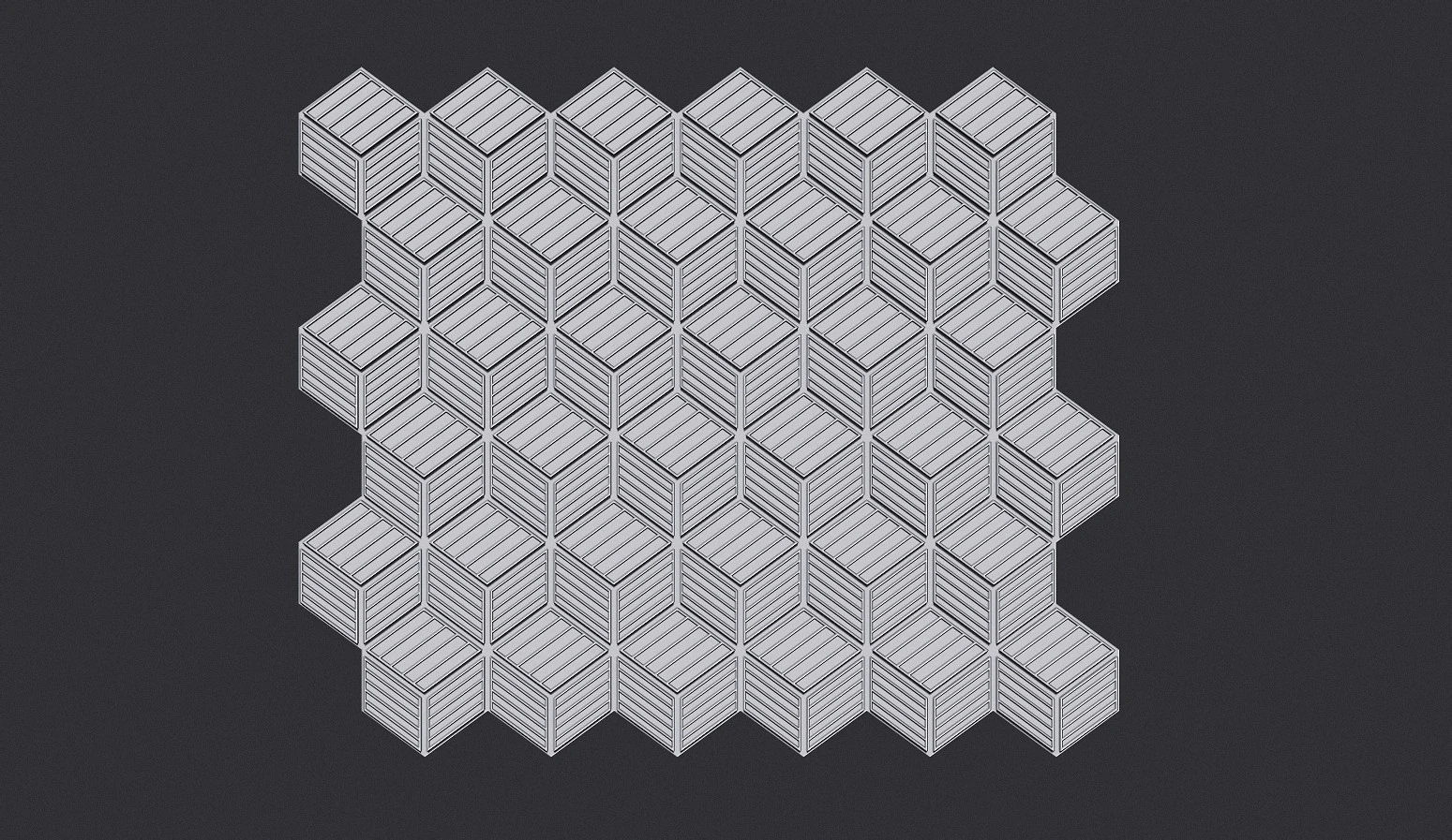 Cubic Pattern Seamles 3D Print Model .c4d .max .obj .3ds .fbx .stl .blend 