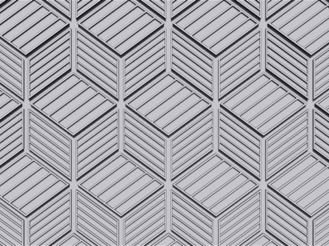 Cubic Pattern Seamles 3D Print Model