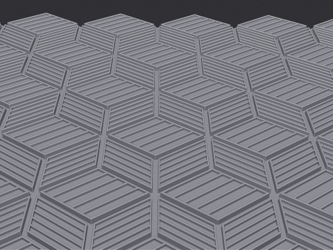 Cubic Pattern Seamles 3D Print Model