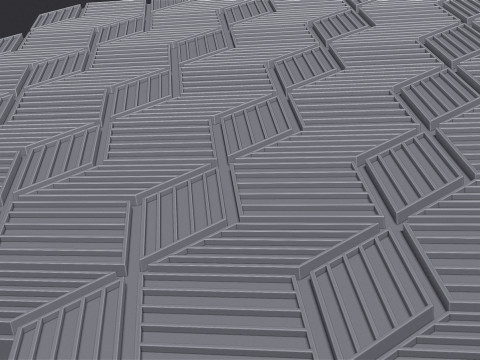 Cubic Pattern Seamles 3D Print Model