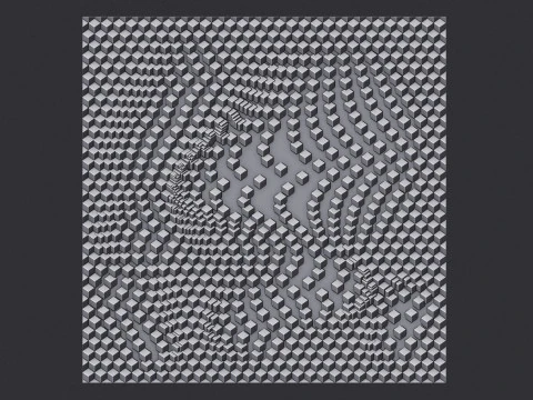 Padr&atilde;o C&uacute;bico Modelo 3D Modelo de Impressão 3D