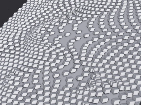Cubic Pattern 3D 3D Print Model