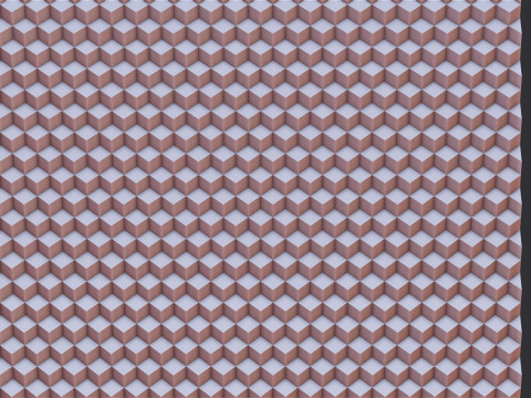 Cubic Pattern Art Panel Modelo de impresión 3D