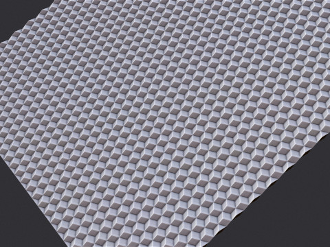 Cubic Pattern Art Panel Modelo de impresión 3D