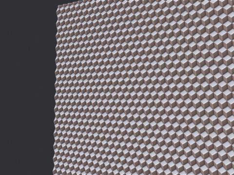 Cubic Pattern Art Panel Modelo de impresión 3D