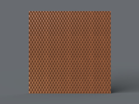 Cubic Pattern Art Panel Modelo de impresión 3D
