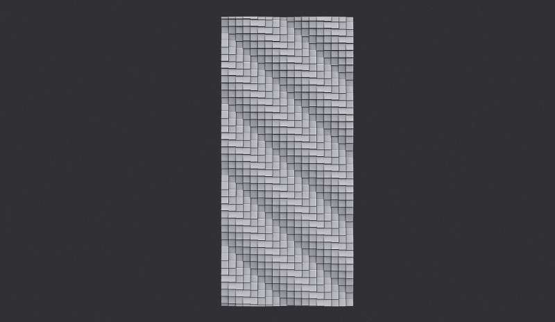 Multible Cubes wall decor 3D 打印模型 .c4d .max .obj .3ds .fbx .stl .blend 