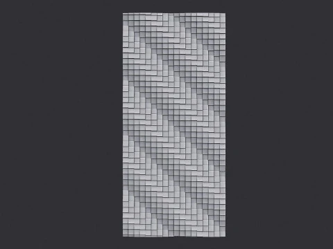 Decora&ccedil;&atilde;o de parede com v&aacute;rios cubos Modelo de Impressão 3D