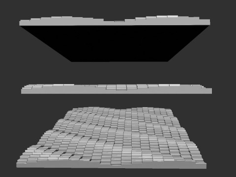 Multible Cubes wall decor 3D 打印模型