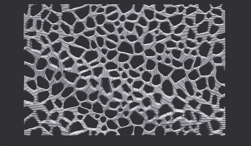 Organic wall hanging Modello di stampa 3D .c4d .max .obj .3ds .fbx .stl .blend