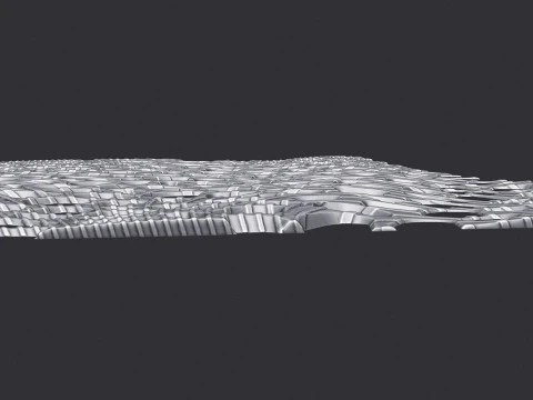 Organic wall hanging 3D Print Model