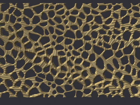 有机壁挂 3D 打印模型