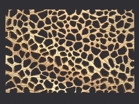 有机壁挂 3D 打印模型