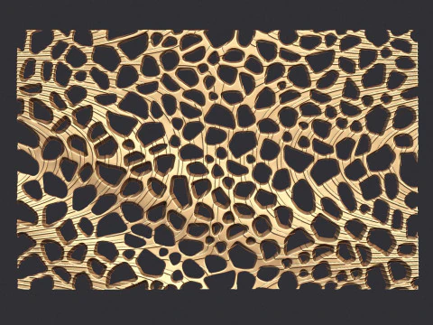 Organic wall hanging 3D Print Model