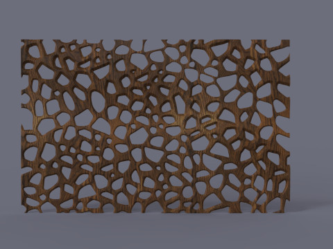 Organic wall hanging 3D Druckmodell