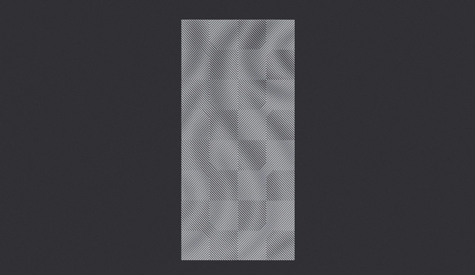 Modern Art Wall Panel 3D Print Model .c4d .max .obj .3ds .fbx .stl .blend 