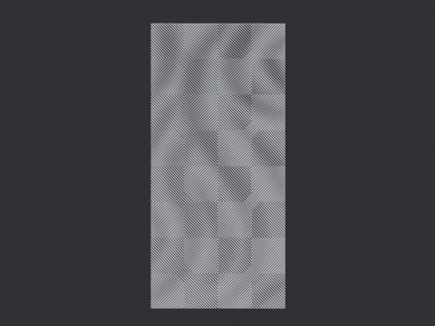 Painel de parede de arte moderna Modelo de Impressão 3D