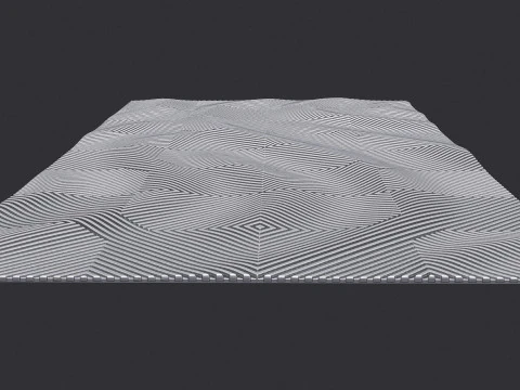 Modern Art Wall Panel 3D Print Model