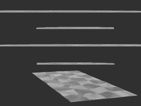 Modern Art Wall Panel 3D Print Model