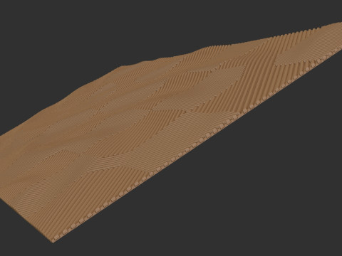 Modern Art Wall Panel 3D 打印模型