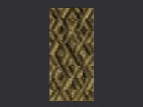 Modern Art Wall Panel 3D 打印模型