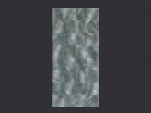 Modern Art Wall Panel 3D Print Model
