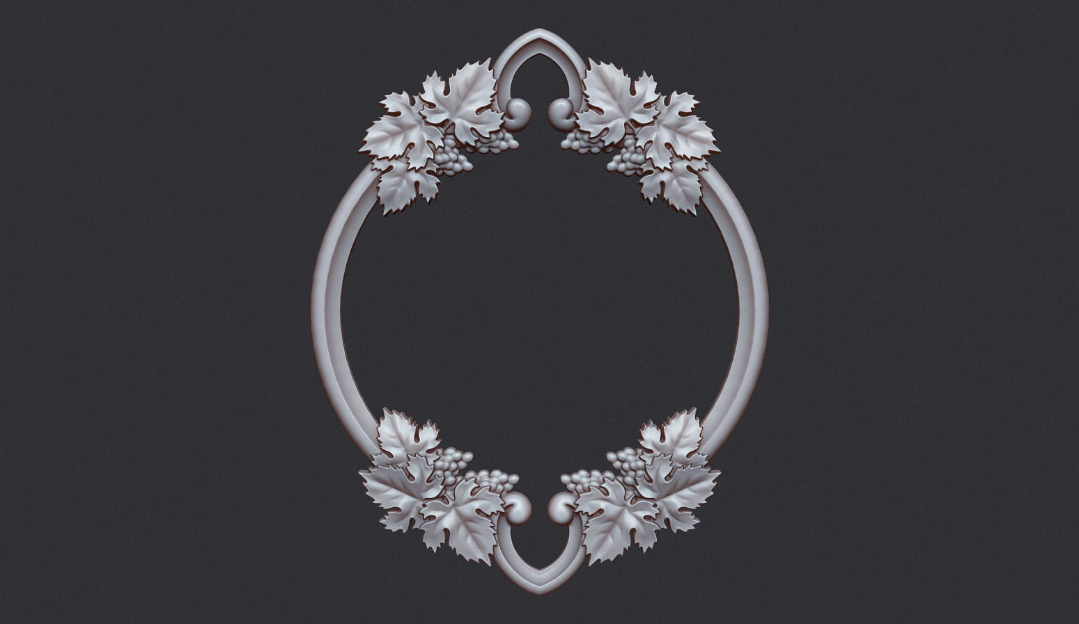 Frame Mirror 3D Print Model .c4d .max .obj .3ds .fbx .stl .blend 