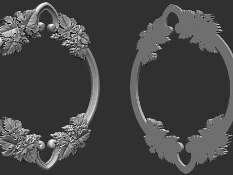 Frame Mirror 3D Print Model