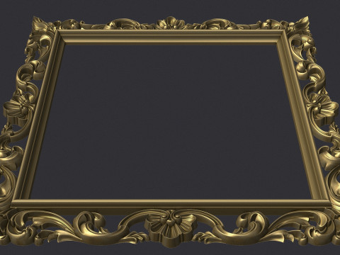 Frame Mirror 3D Model Cetak 3D