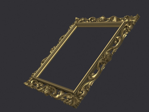 Frame Mirror 3D Model Cetak 3D