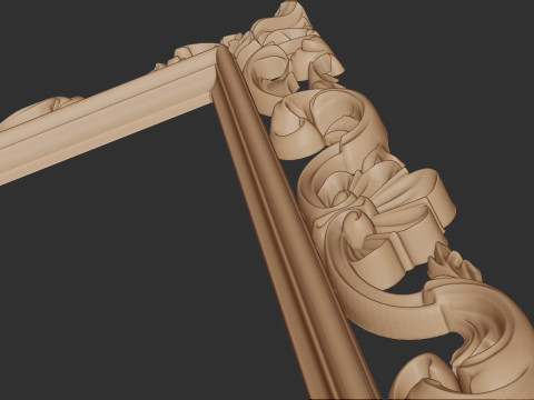 Frame Mirror 3D Model Cetak 3D