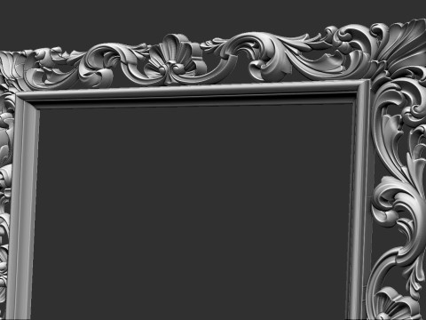 Frame Mirror 3D Model Cetak 3D