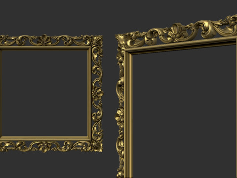 Frame Mirror 3D Model Cetak 3D