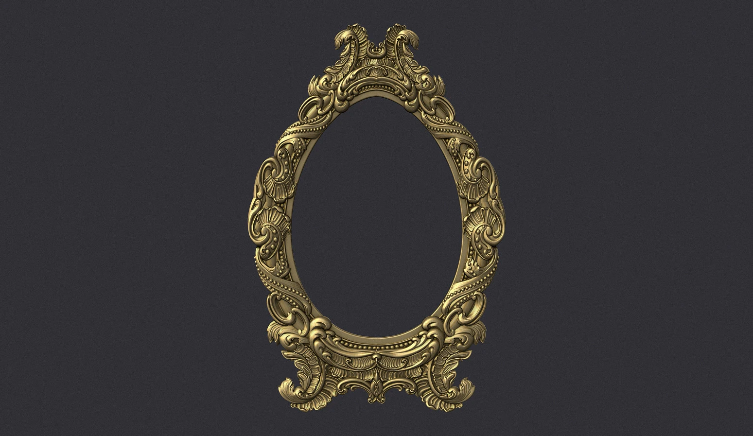 Frame Mirror 3D Print Model .c4d .max .obj .3ds .fbx .stl .blend 