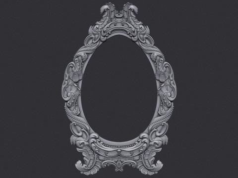 Frame Mirror 3D Print Model