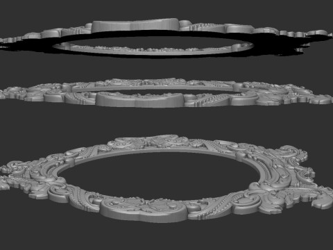 Frame Mirror 3D Print Model
