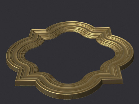 Decorative Frame mirror Modelo de impresión 3D