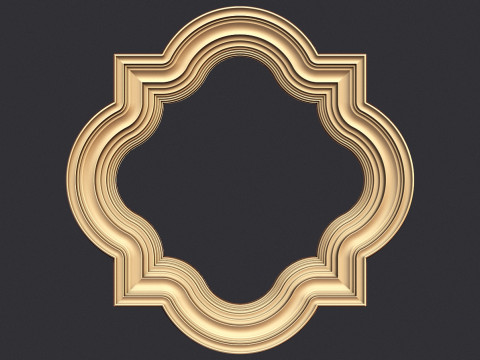 Decorative Frame mirror Modelo de impresión 3D
