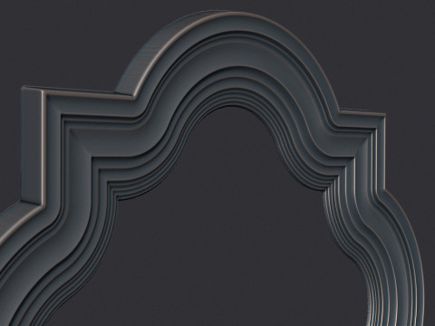 Decorative Frame mirror Modelo de impresión 3D