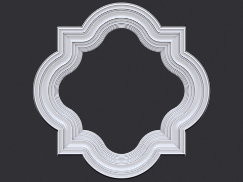 Decorative Frame mirror Modelo de impresión 3D