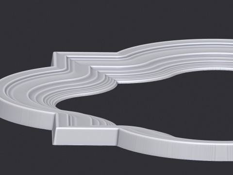 Decorative Frame mirror Modelo de impresión 3D
