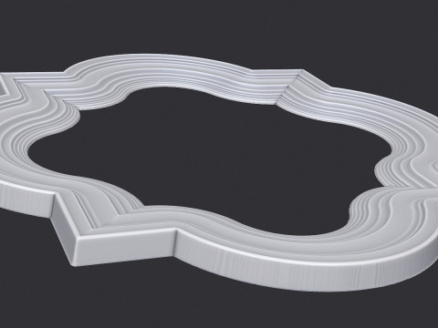 Decorative Frame mirror Modelo de impresión 3D